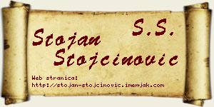 Stojan Stojčinović vizit kartica